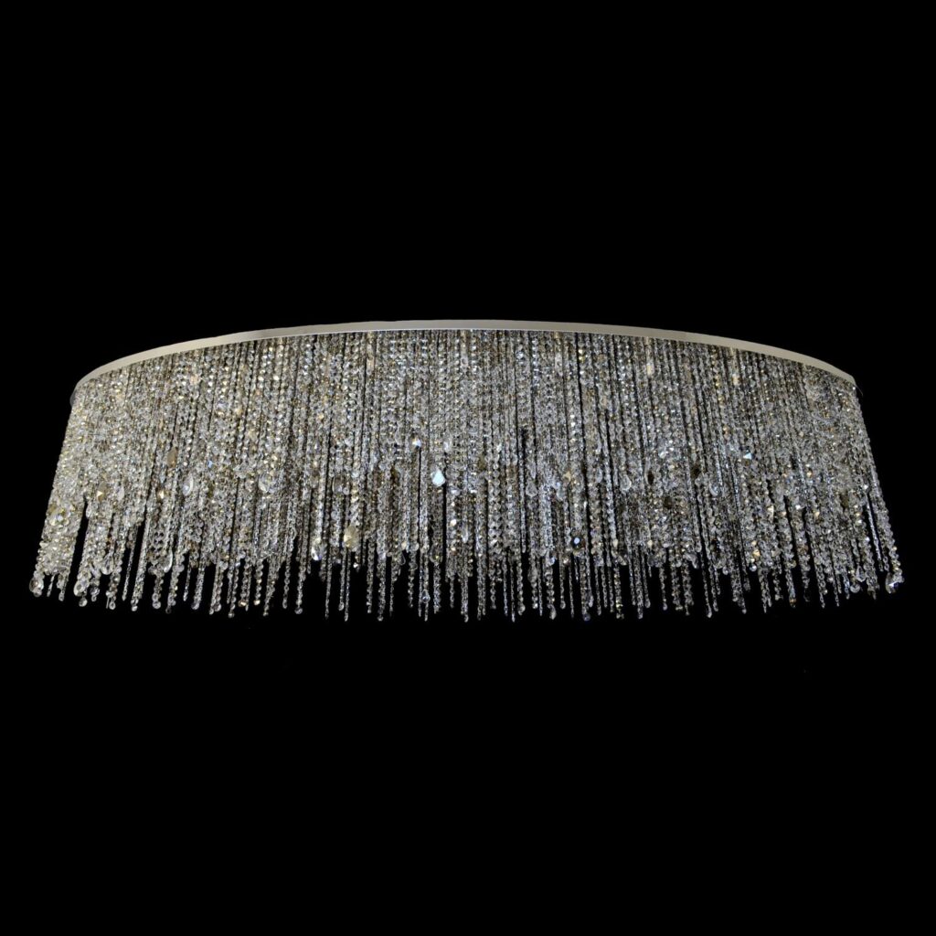 Handcrafted chandelier made from fine crystal