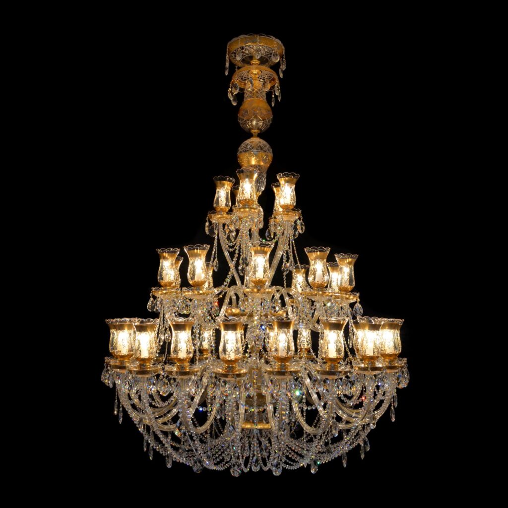 Artisanal lighting crafted from glass and metal