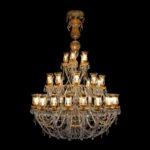 Artisanal lighting crafted from glass and metal