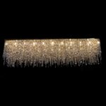 Crystal masterpiece illuminating stylish interiors