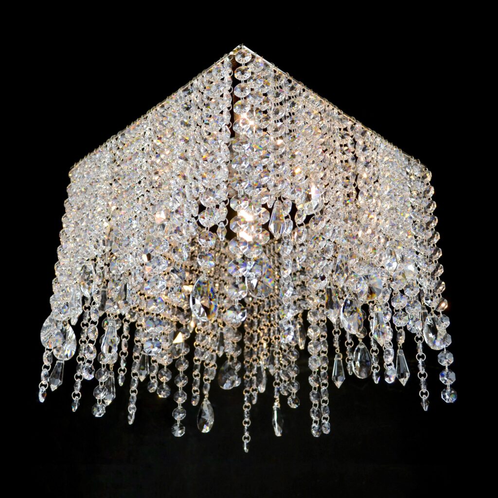 Modern crystal chandelier made in Europe