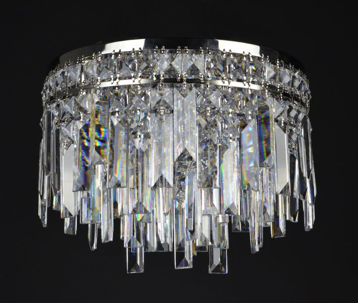 Handcrafted chandelier made from fine crystal