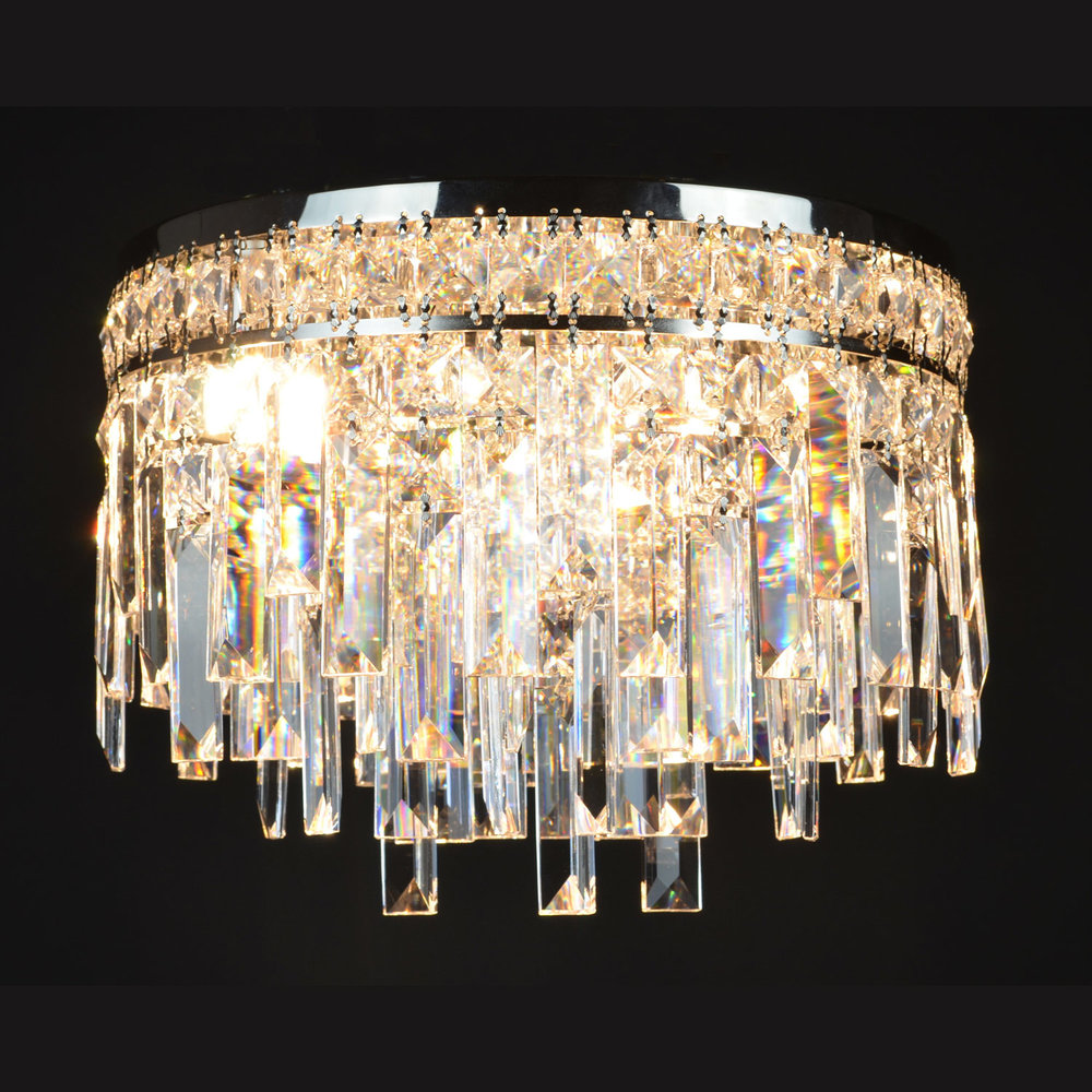 Luxury crystal chandelier by Magnolia Blossom Interiors