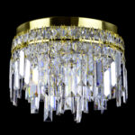 Handcrafted chandelier made from fine crystal