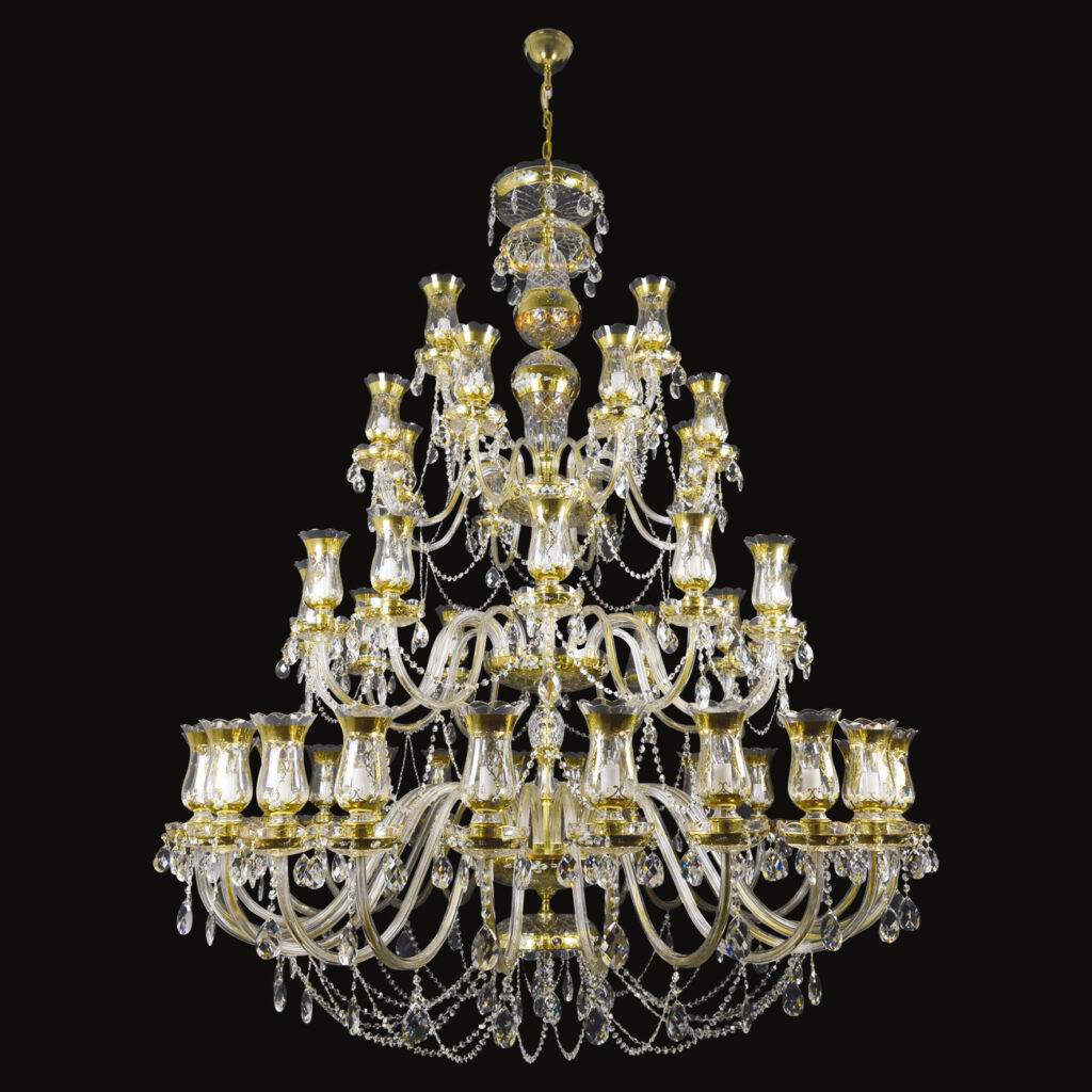 Artisanal lighting crafted from glass and metal