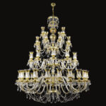 Artisanal lighting crafted from glass and metal