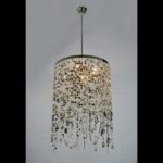 Designer lighting installation with bespoke details