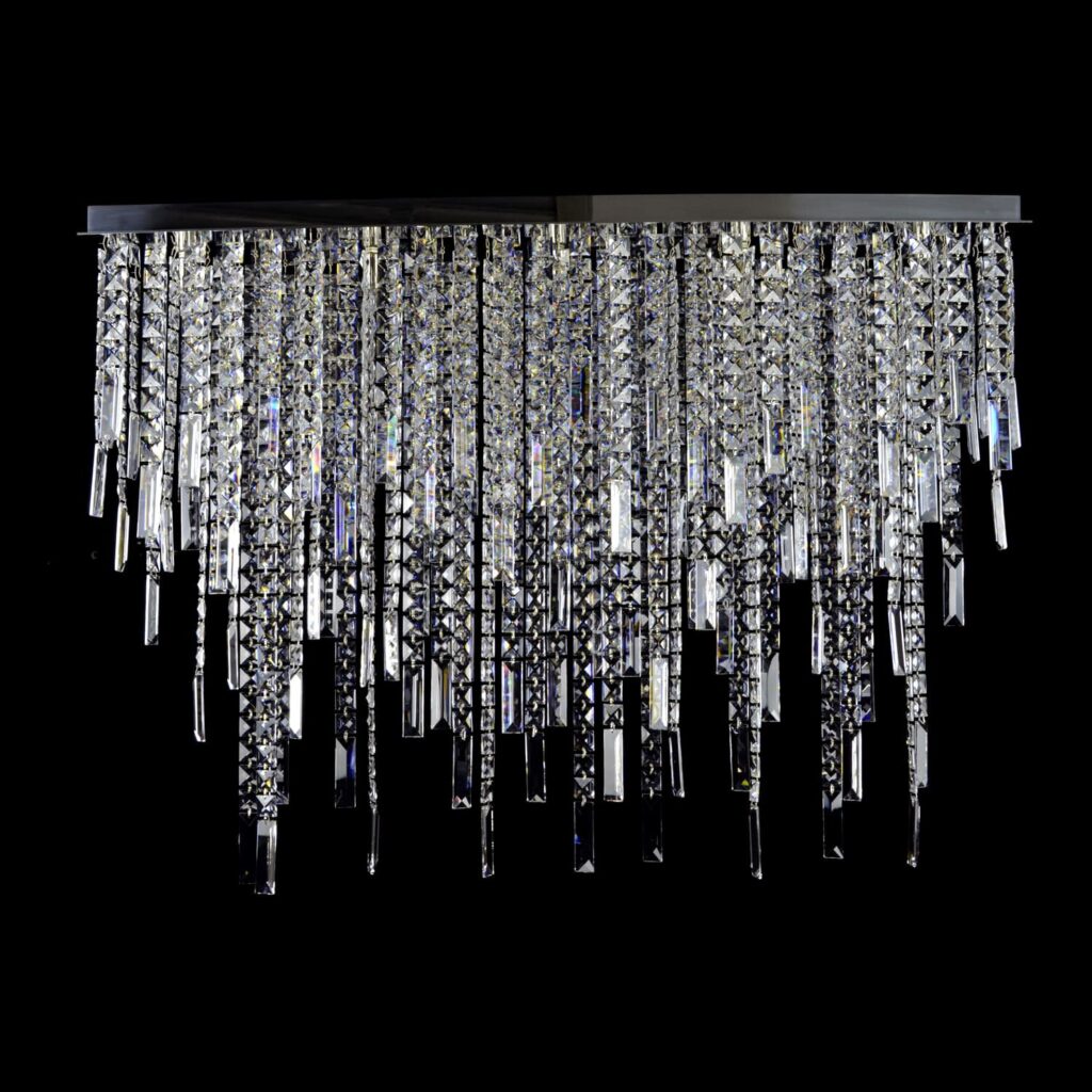 Artisanal lighting crafted from glass and metal