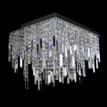 Designer lighting installation with bespoke details