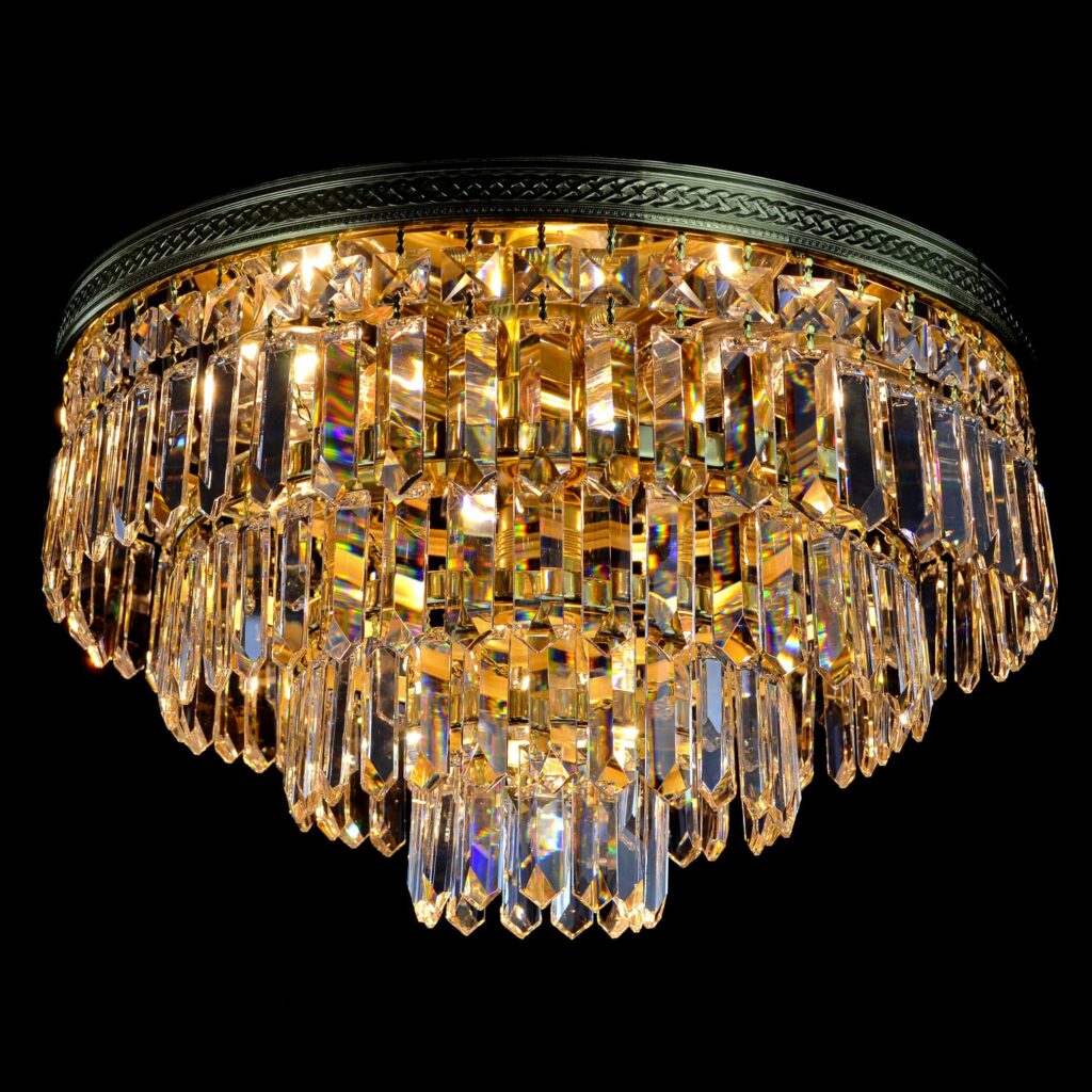 Elegant crystal lighting created with precision