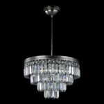 Elegant light fitting made from fine materials