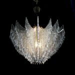 Modern chandelier inspired by traditional craftsmanship