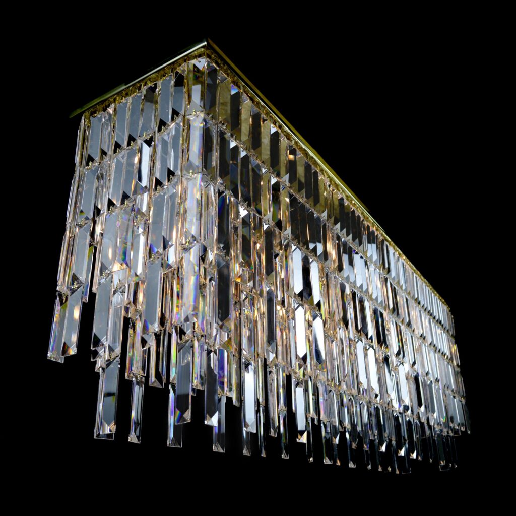 Elegant crystal lighting created with precision