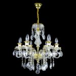 Elegant light fitting made from fine materials