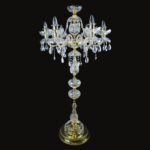 Elegant light fitting made from fine materials