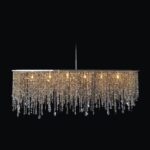 Elegant lighting centerpiece by Magnolia Blossom Interiors