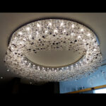 Elegant lighting centerpiece by Magnolia Blossom Interiors