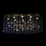 Elegant light fitting made from fine materials