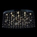 Bespoke glass chandelier crafted in Europe