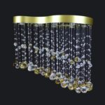 Crystal chandelier for luxury dining or living area