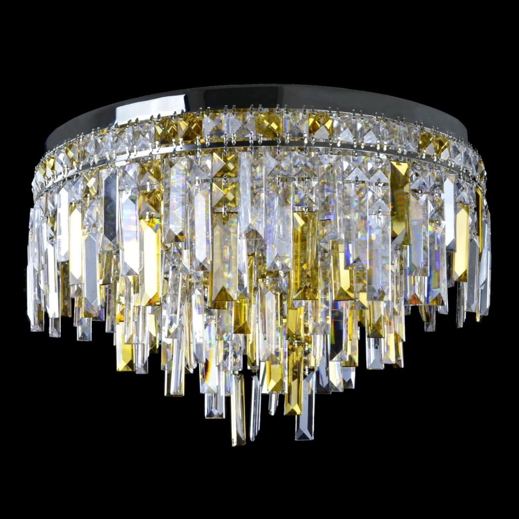 Elegant lighting centerpiece by Magnolia Blossom Interiors