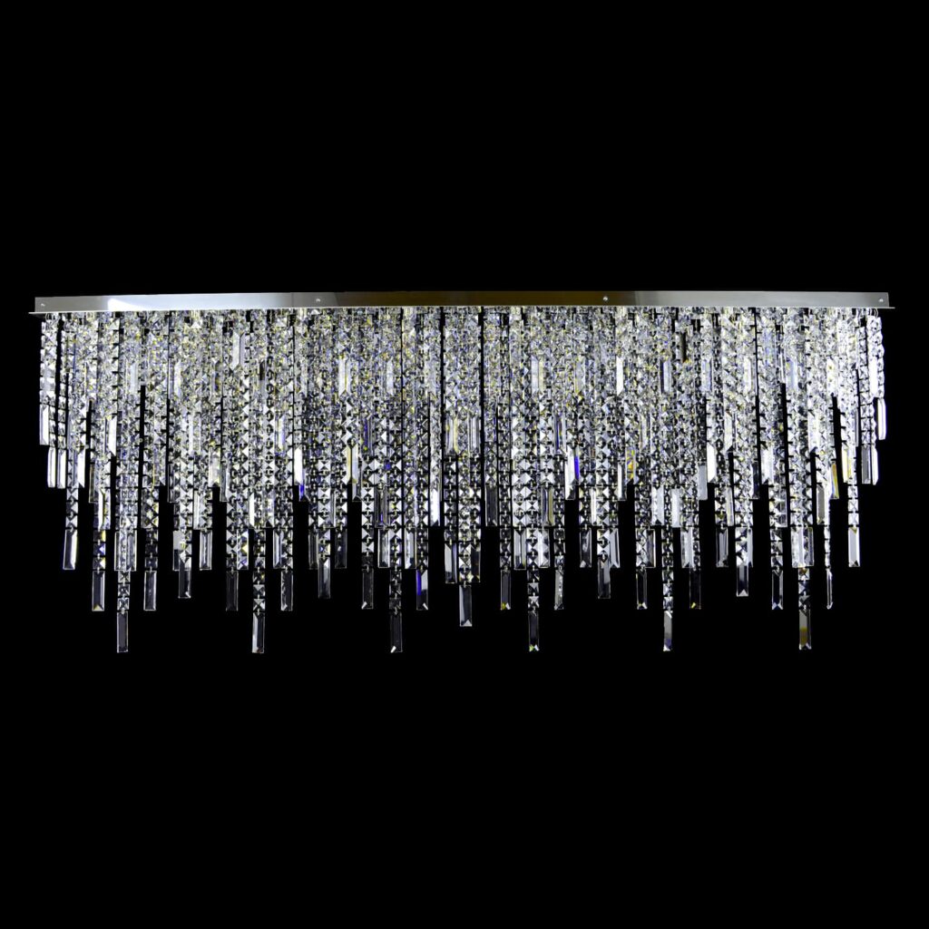 Handcrafted chandelier made from fine crystal