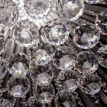 Luxury glass lighting fixture for home interiors