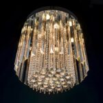 Crystal masterpiece illuminating stylish interiors