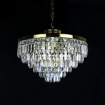 Elegant lighting centerpiece by Magnolia Blossom Interiors