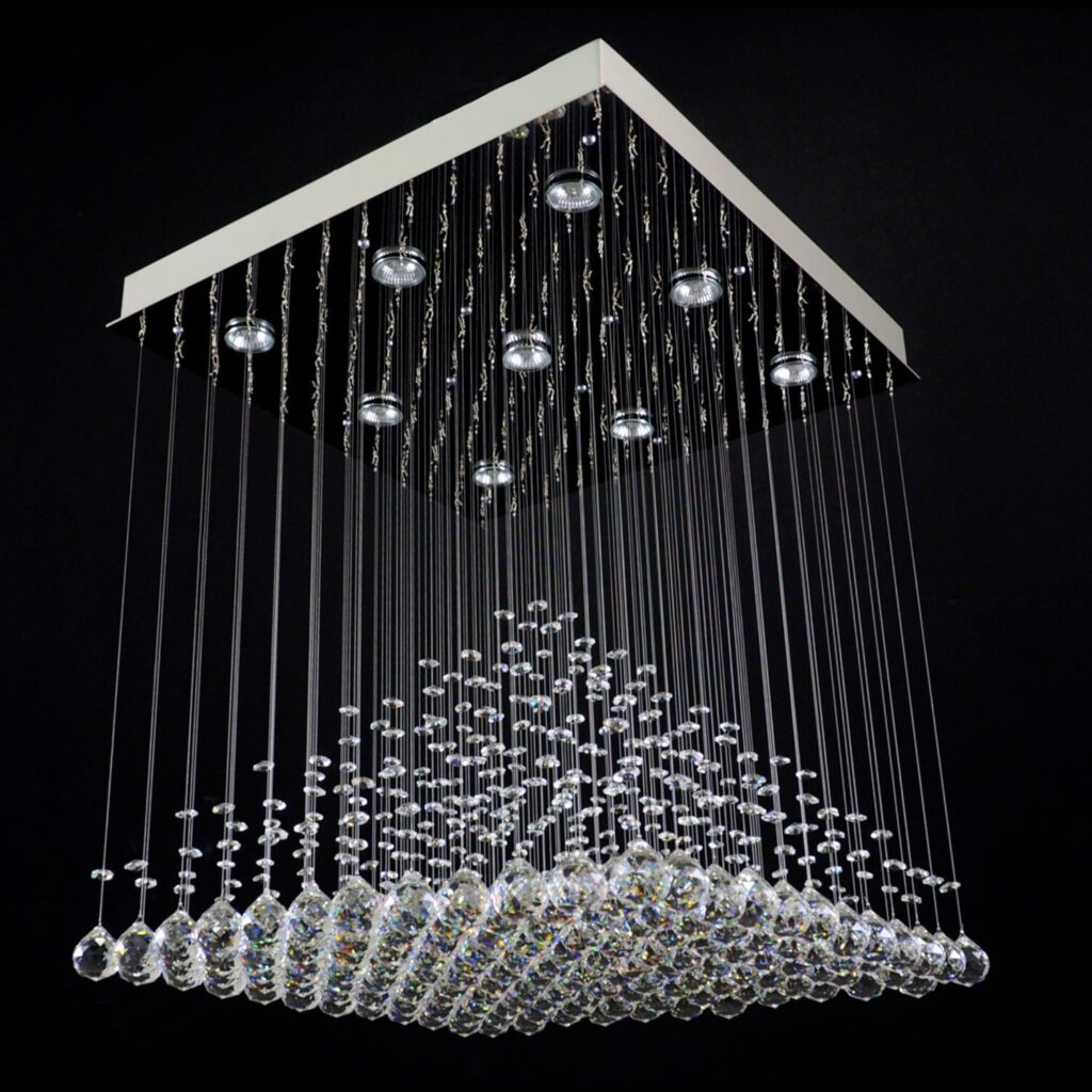 Handcrafted chandelier celebrating timeless elegance