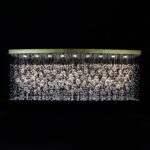 Modern chandelier inspired by traditional craftsmanship