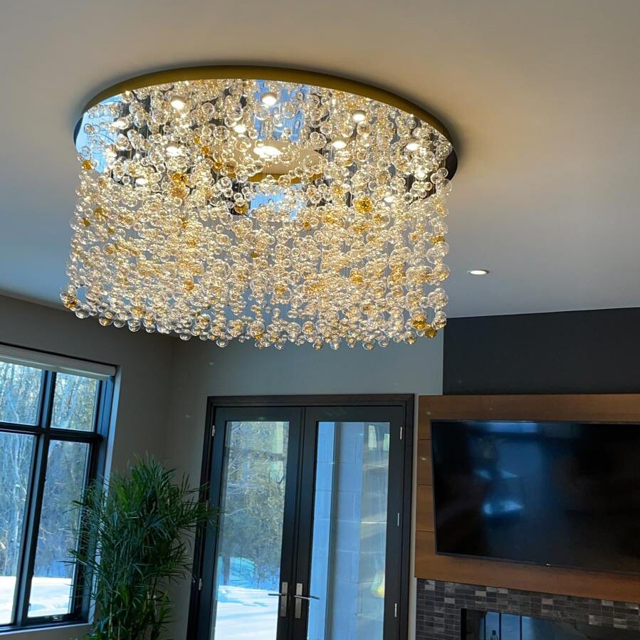 Modern chandelier inspired by organic beauty