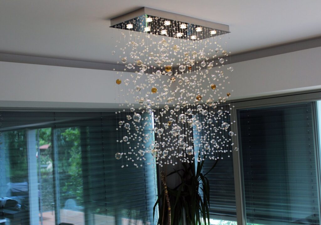 Elegant crystal lighting created with precision