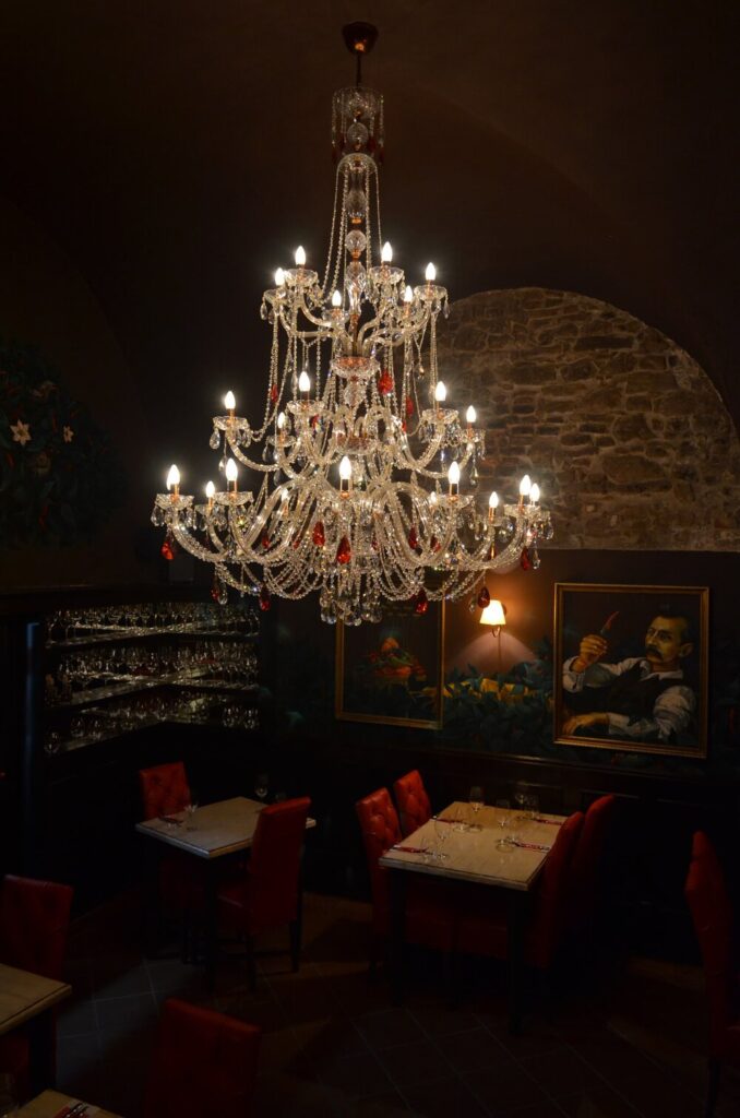 Premium glass chandelier made with craftsmanship
