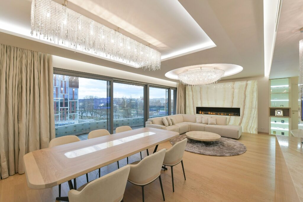 Luxury chandelier for modern and traditional interiors