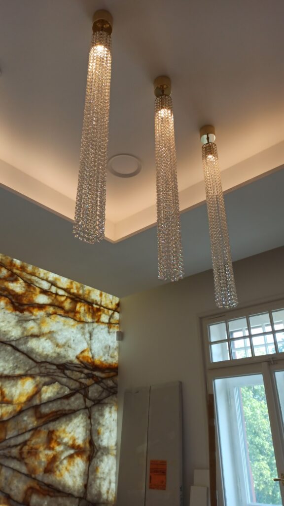 Artistic bespoke chandelier for designer spaces