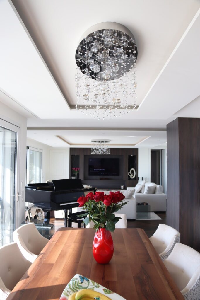 High-end interior lighting with elegant design