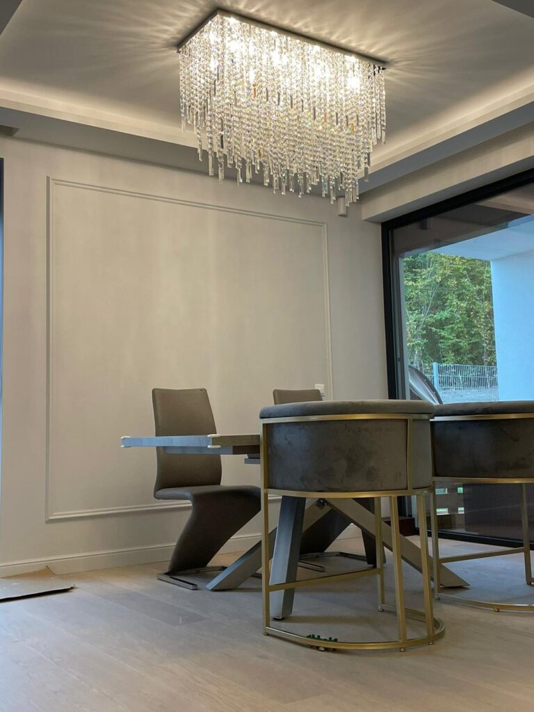Artisanal lighting crafted from glass and metal