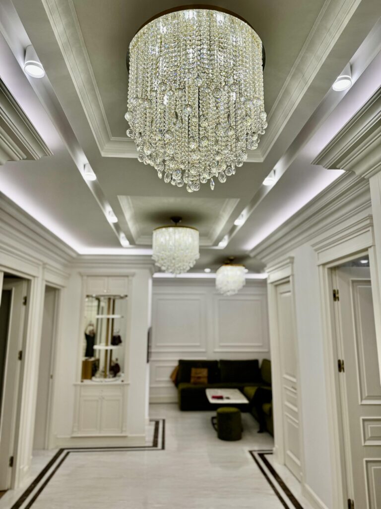 Elegant chandelier enhancing refined interiors