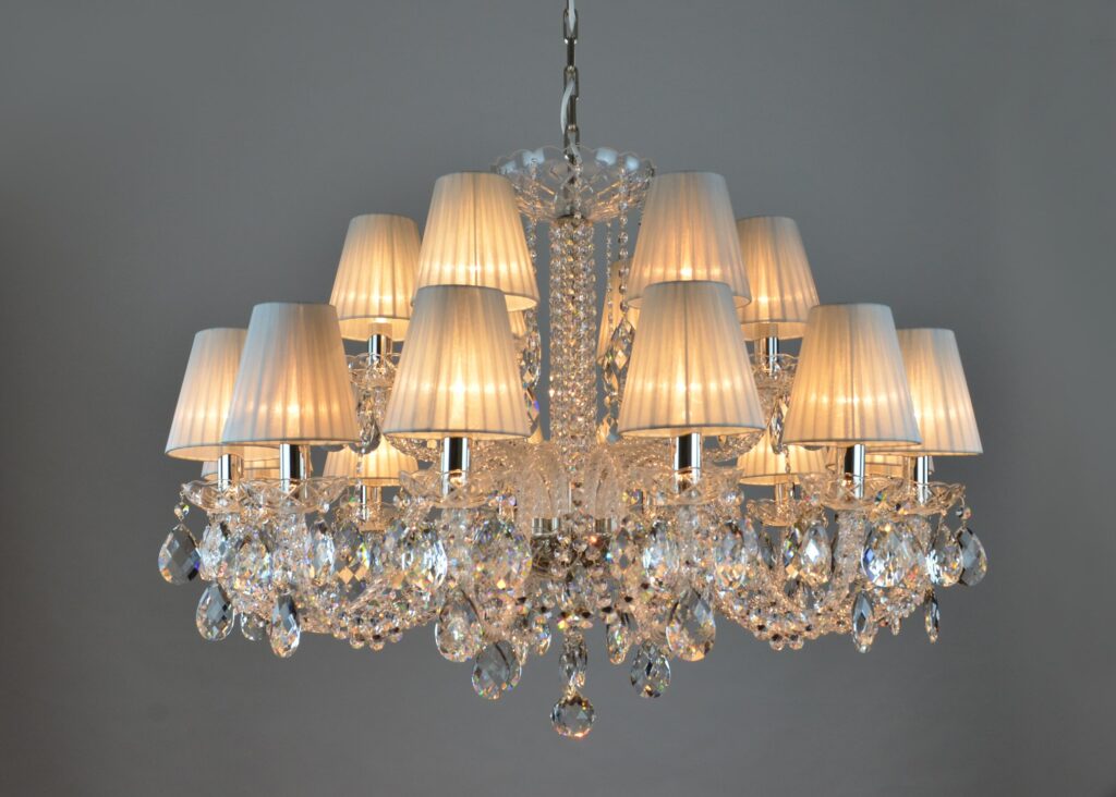 Luxury design chandelier by Magnolia Blossom Interiors