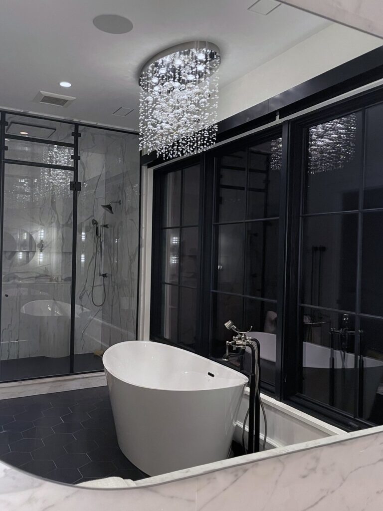 Luxury lighting piece by Magnolia Blossom Interiors UK