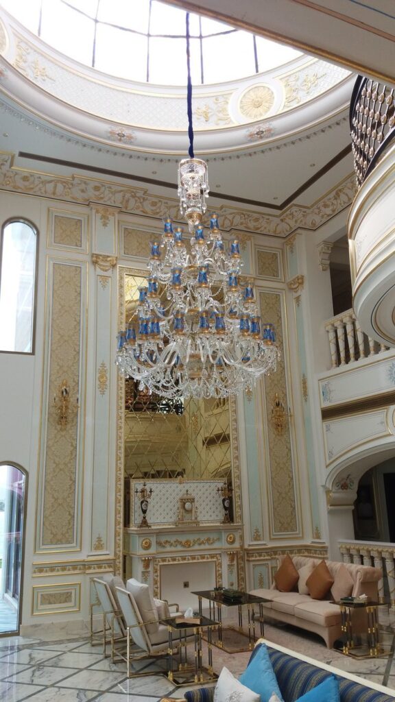 Luxury chandelier design inspired by nature and light